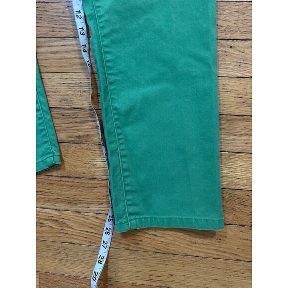 NEW Womens Size 12 Green Talbots Slim Crop Pants - Picture 7 of 7